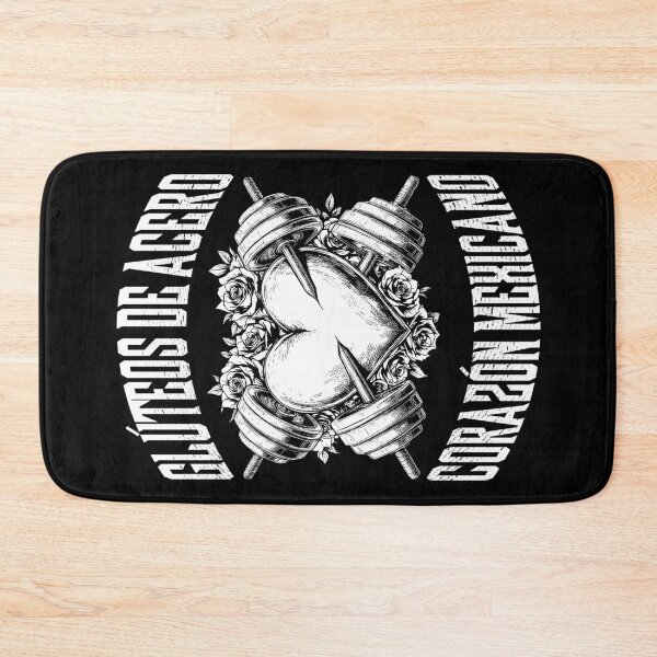 Item preview, Funny Gym Spanish Steel Glutes Mexican Heart Hispanic Quote designed and sold by GrandeDuc.