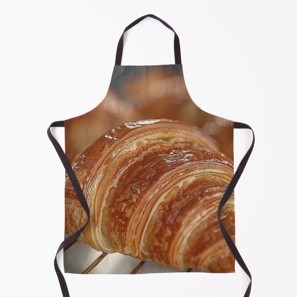 Item preview, Perfectly Baked Croissant on Bakery Rack with Flaky Golden Brown  designed and sold by CheerForGoods.