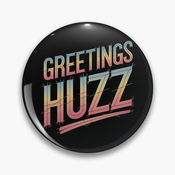 Item preview, Greetings Huzz - This gift is perfect for Gen Z individuals who love humor, trends, and bold graphics. designed and sold by ZyziowskyArt.