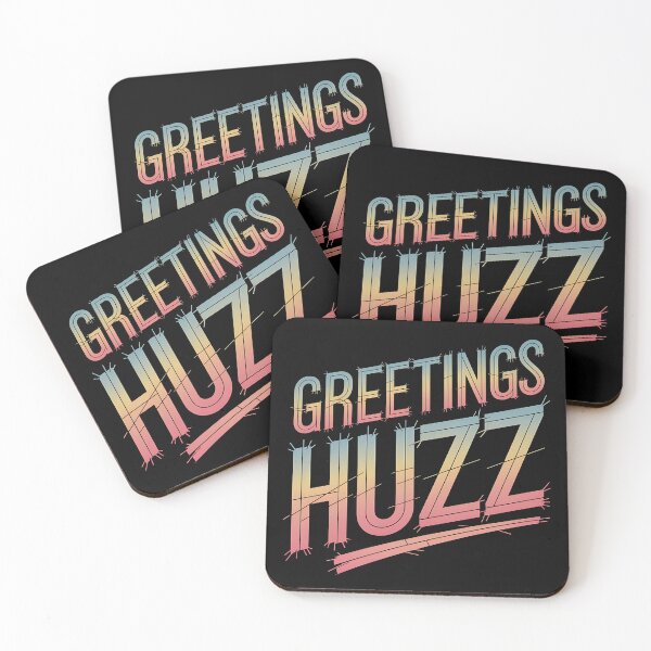 Item preview, Greetings Huzz - This gift is perfect for Gen Z individuals who love humor, trends, and bold graphics. designed and sold by ZyziowskyArt.
