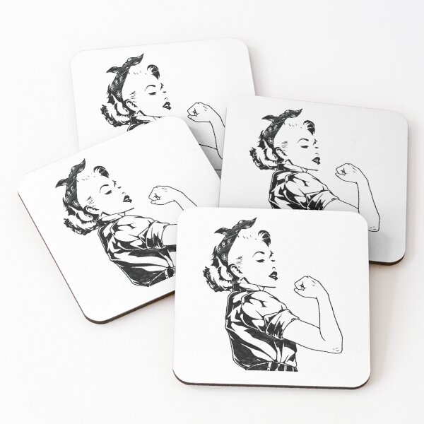 Item preview, black and white Monroe Power designed and sold by Hen-C-Art.