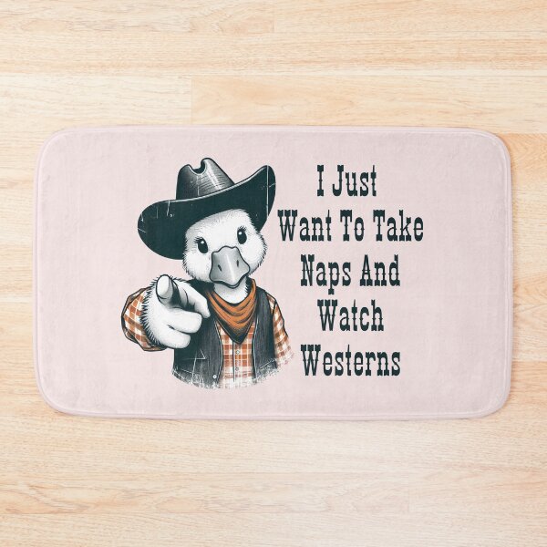 Item preview, I Just Want To Take Naps And Watch Westerns Retro designed and sold by ManiaGrania.