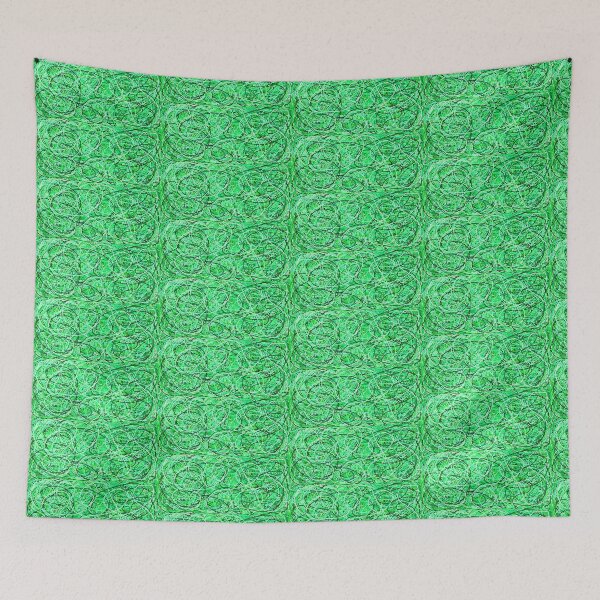 Item preview, Green Spirals designed and sold by JawsWasAShark.