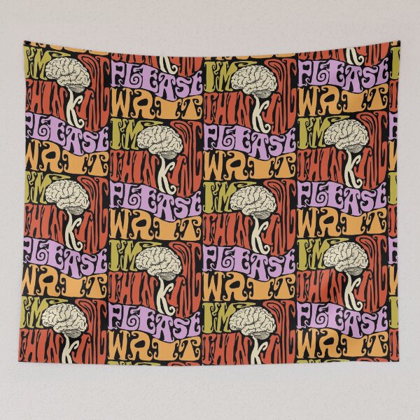 Item preview, I'm Thinking Please Wait designed and sold by AlchemyColor.