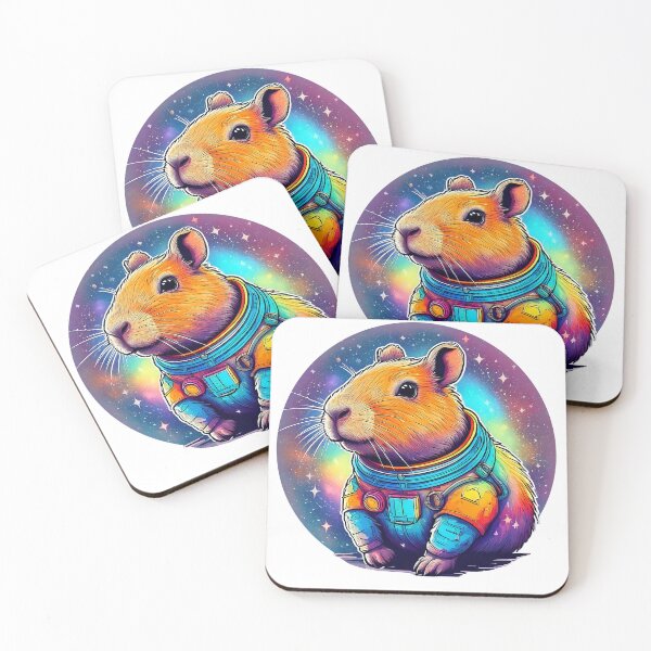 Item preview, Capybara in space astronaut designed and sold by Snagic-studio.