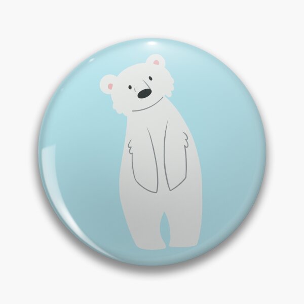 Item preview, Cute friendly polar bear  designed and sold by RyukiArtbook.