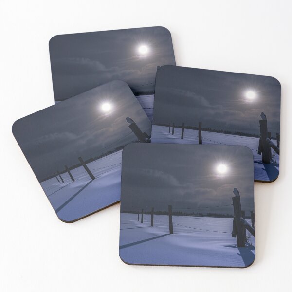 Item preview, Silent Winter Night: Snowy Owl Under the Moonlight designed and sold by Intelligenteel.