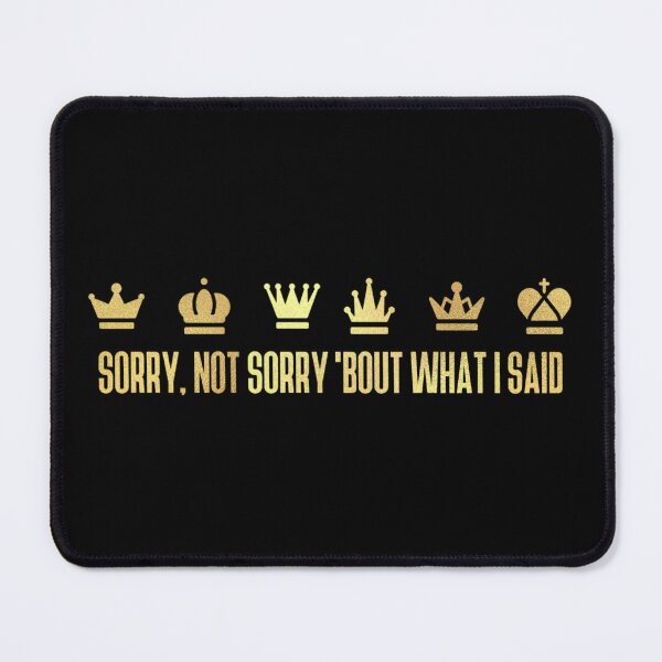Item preview, sorry not sorry six gold designed and sold by Backstage by Leyzel.