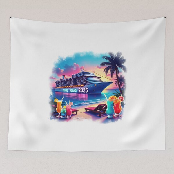 Item preview, Cruise Squad 2025 Watercolor Sublimation Digital Download PNG Vacation Design Gift for Someone Who Likes Cruises designed and sold by TANDIGITALSHOP.