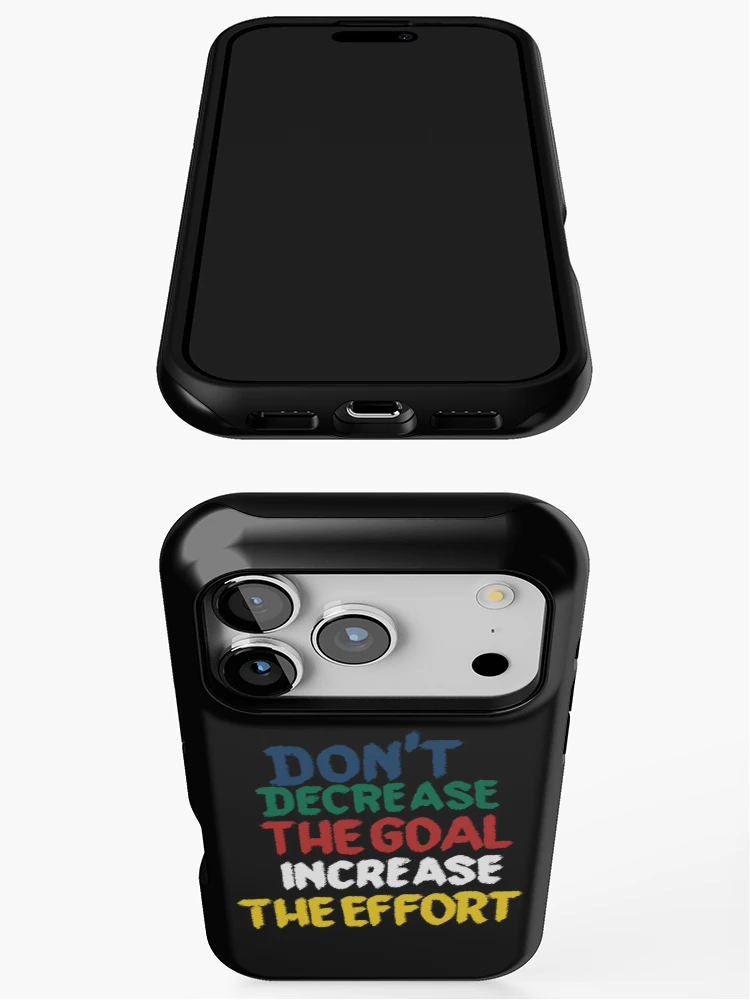 Thumbnail 3 of 4, iPhone Case, Don't decrease the goal increase the effort designed and sold by MasterDesgn.