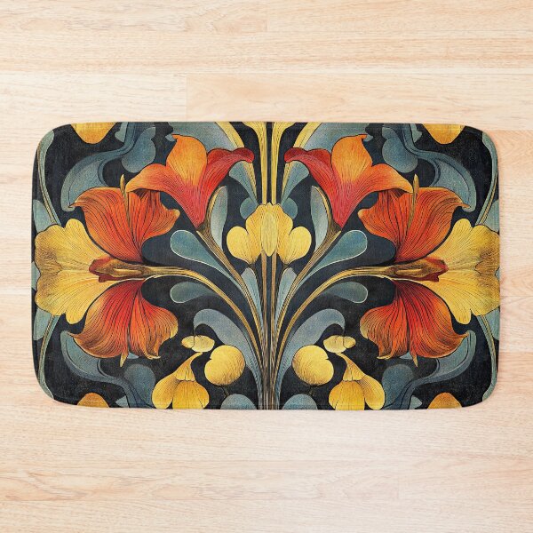 Item preview, Art Nouveau Flowers Arabesque Art Nouveau Floral designed and sold by ArtHouseNiklas.
