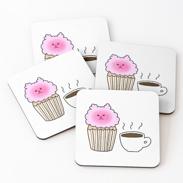 Item preview, Cat cup cake and a cup of coffee designed and sold by superbaechoo.
