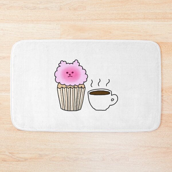 Item preview, Cat cup cake and a cup of coffee designed and sold by superbaechoo.