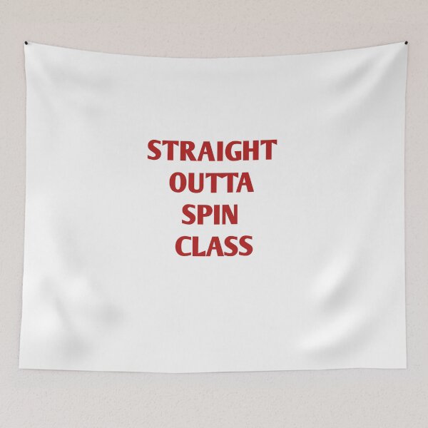 Item preview, Straight outta spin class designed and sold by marianna cotaru.