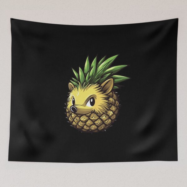 Item preview, Pineapple Hedgehog designed and sold by titanosdesign.