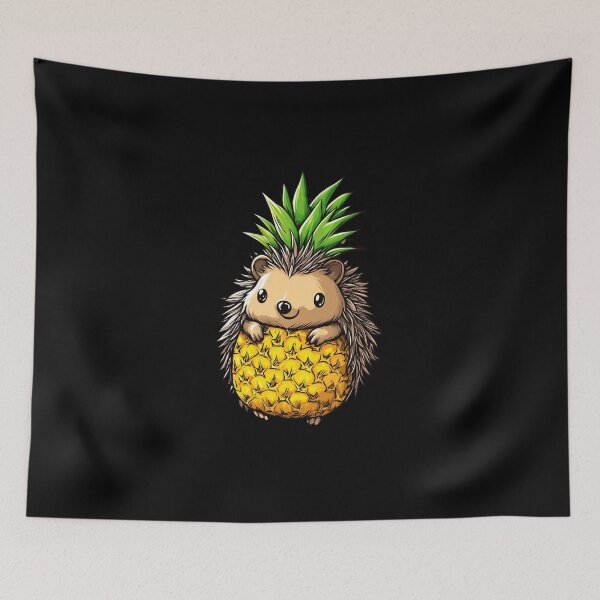 Item preview, Pineapple Hedgehog designed and sold by titanosdesign.