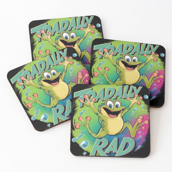 Item preview, Toadally Rad Frog Design – Retro 80s Vibes designed and sold by ARTReMi.