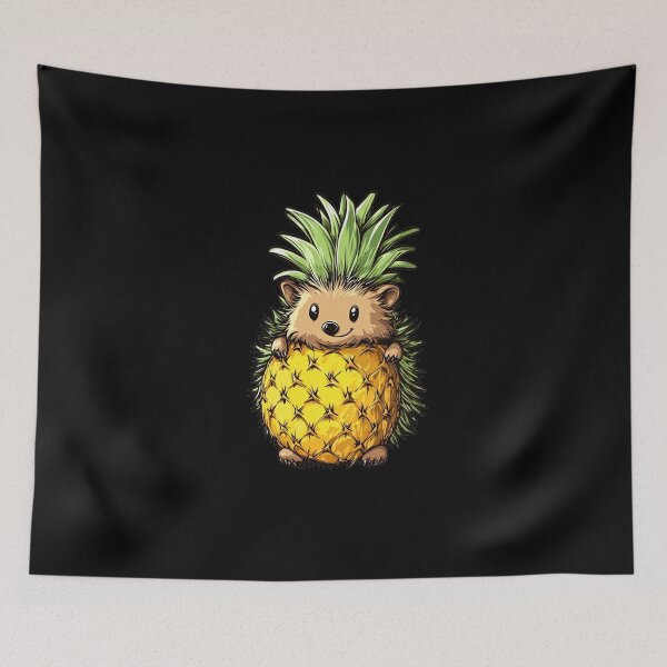 Item preview, Pineapple Hedgehog designed and sold by titanosdesign.