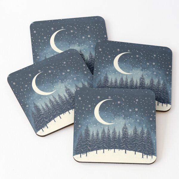 Item preview, Snowy Pine Moonlight designed and sold by TojoStudios.