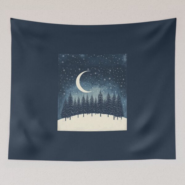 Item preview, Snowy Pine Moonlight designed and sold by TojoStudios.