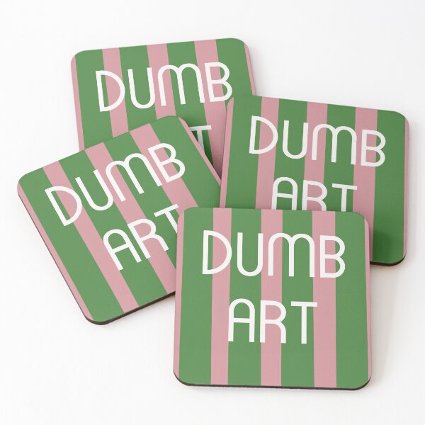 Item preview, “Dumb art” ironic graphic art design  designed and sold by palmandpaper.