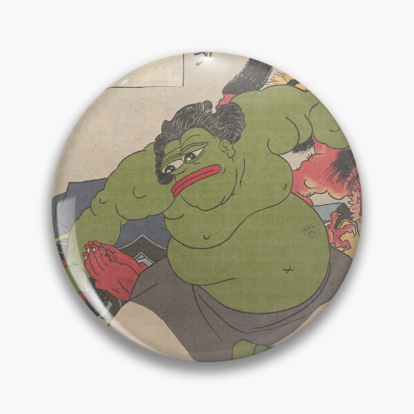 Item preview, Sadge Pepe Ukiyo-e designed and sold by MartialArtisan.