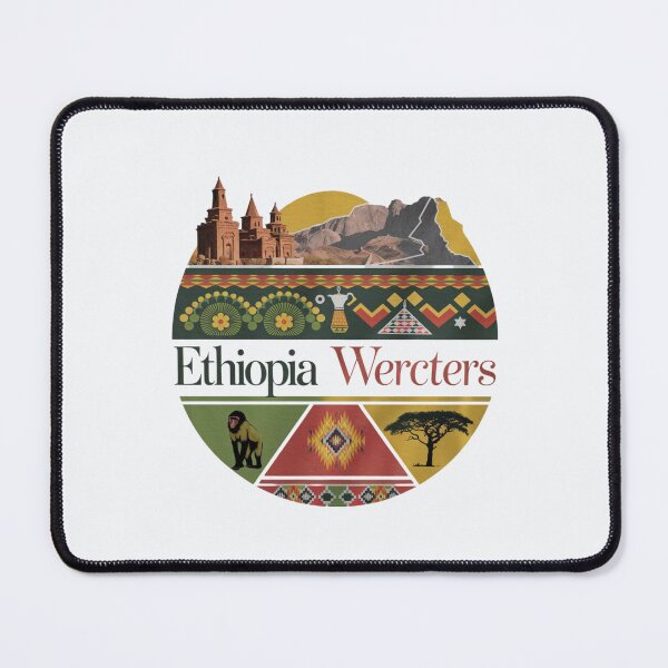 Item preview, Ethiopia Welcomes Flag Map Addis Ababa, Lalibela designed and sold by AnimalsDH305.