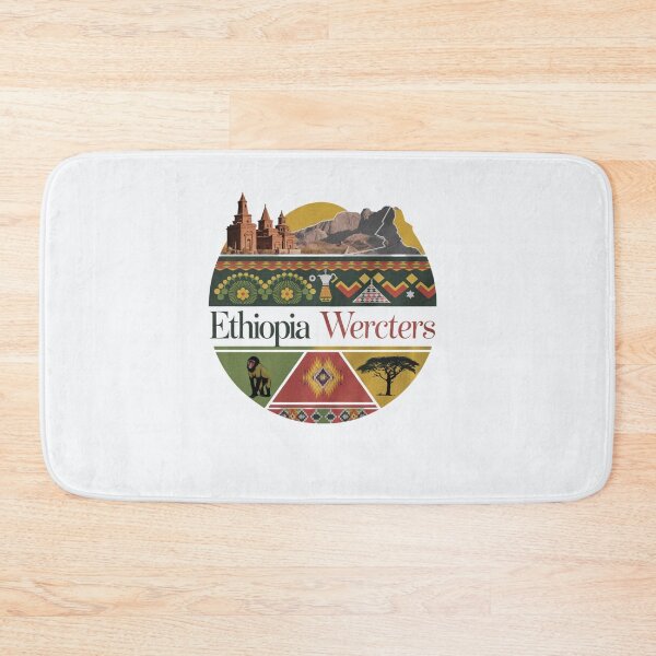 Item preview, Ethiopia Welcomes Flag Map Addis Ababa, Lalibela designed and sold by AnimalsDH305.