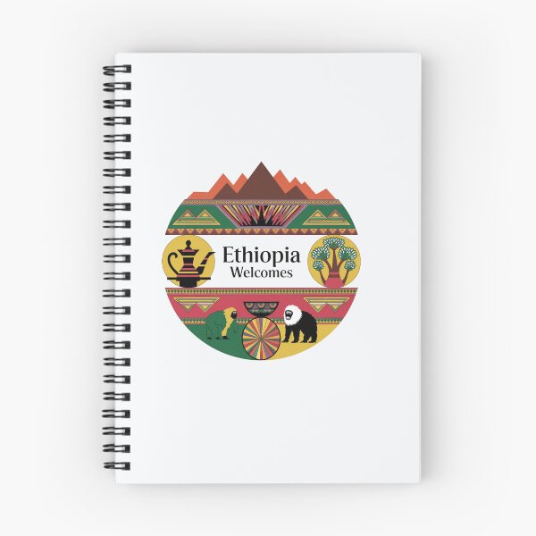 Item preview, Ethiopia Welcomes Flag Map Addis Ababa, Lalibela designed and sold by AnimalsDH305.