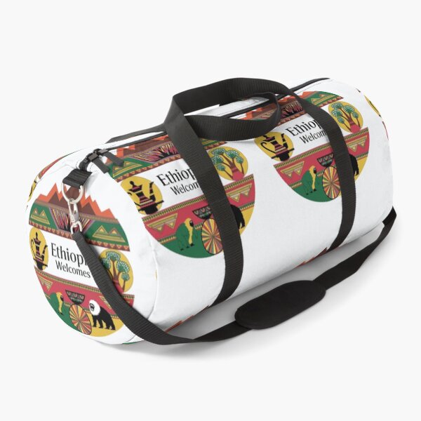 Item preview, Ethiopia Welcomes Flag Map Addis Ababa, Lalibela designed and sold by AnimalsDH305.