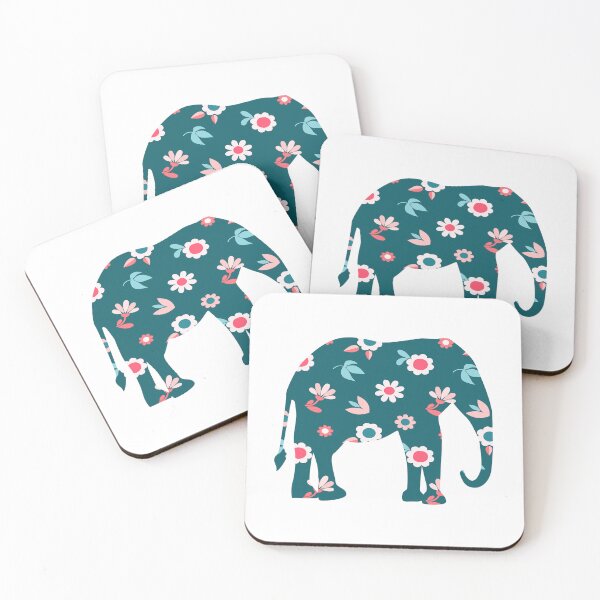 Item preview, Floral Elephant designed and sold by moonlovedesigns.