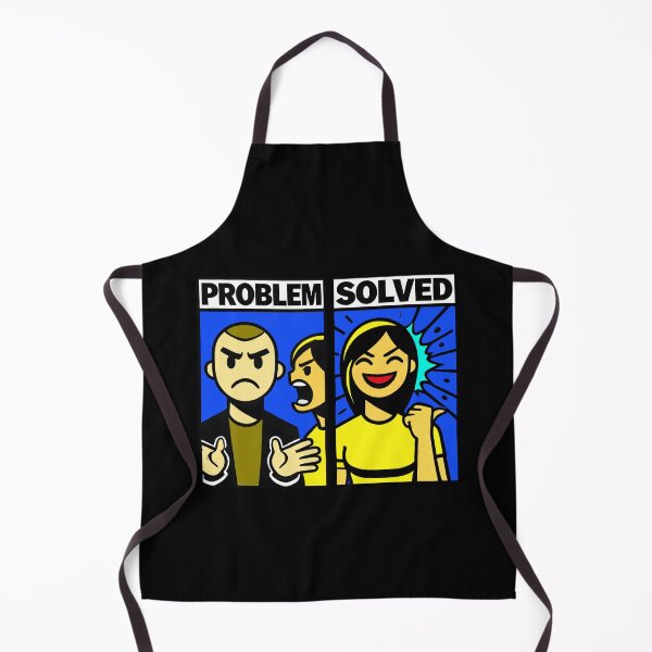 Item preview, Problem Solved Comic Humor Design designed and sold by DrawHandArt.