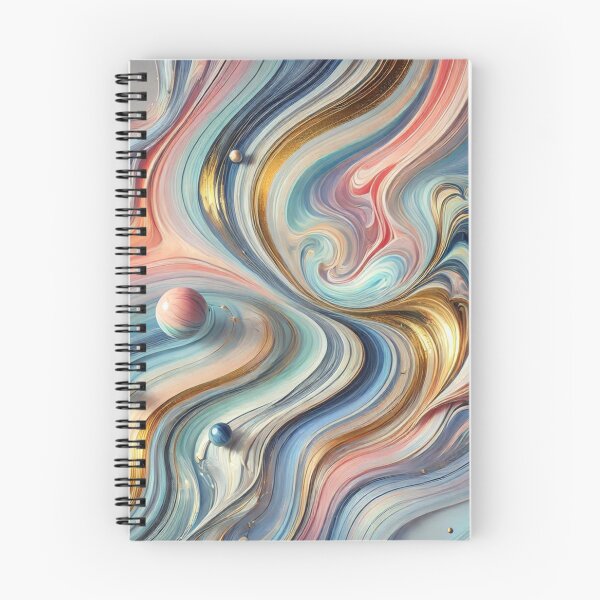Item preview, Swirling, colorful marble textures with a blend of pastel and metallic tones. designed and sold by MZCREATIONS144.