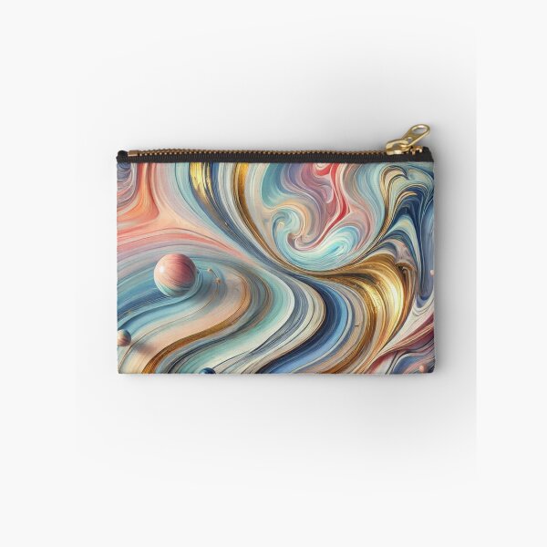 Item preview, Swirling, colorful marble textures with a blend of pastel and metallic tones. designed and sold by MZCREATIONS144.