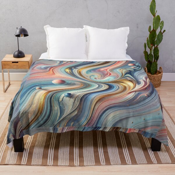 Item preview, Swirling, colorful marble textures with a blend of pastel and metallic tones. designed and sold by MZCREATIONS144.