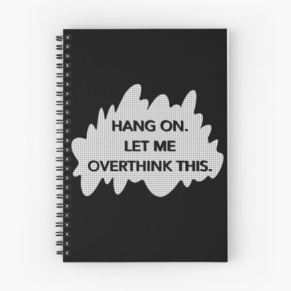 Item preview, Hang on let me overthink this black and white comic style. designed and sold by Aingskty.