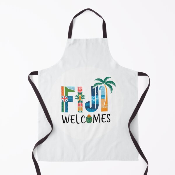 Item preview, Fiji Welcomes Flag Map Suva, Nadi, Mamanuca islands designed and sold by AnimalsDH305.
