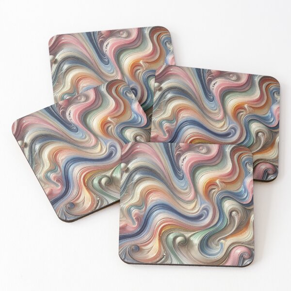 Item preview, Colorful marble textures with a blend of pastel and metallic tones. designed and sold by MZCREATIONS144.