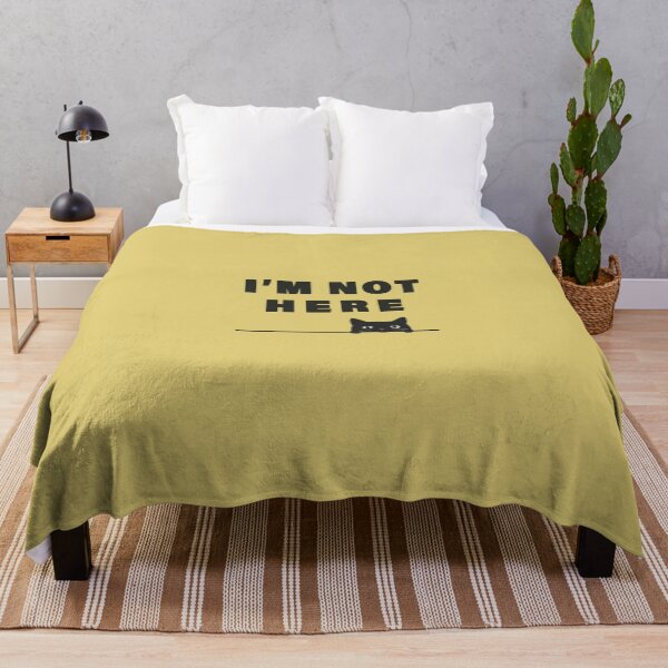 Item preview, "I'm Not Here" Peekaboo Cat Design designed and sold by TojoStudios.