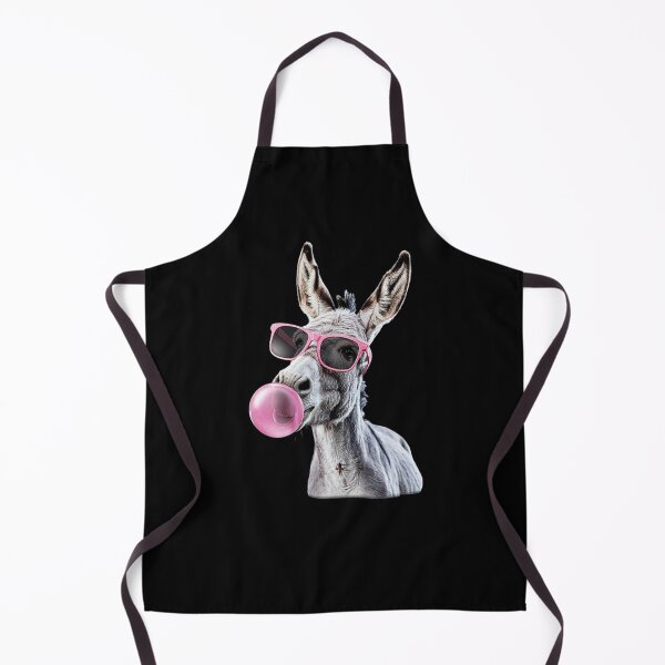 Item preview, Funny Donkey with Pink Glasses and Bubblegum -For Donkey Lovers & Donkey Joke designed and sold by love3617.