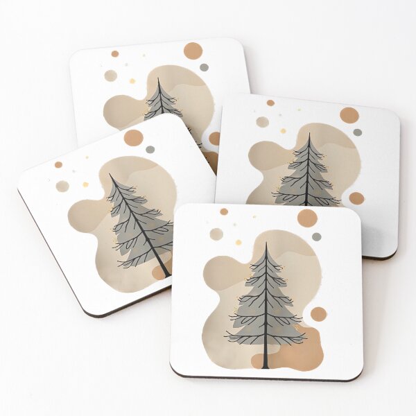 Item preview, Japanese Minimalist Christmas Tree: Geometry, Warm Colors and Zen Style for an Elegant Christmas - For T-shirt, Sweatshirt and More designed and sold by MUGpro.