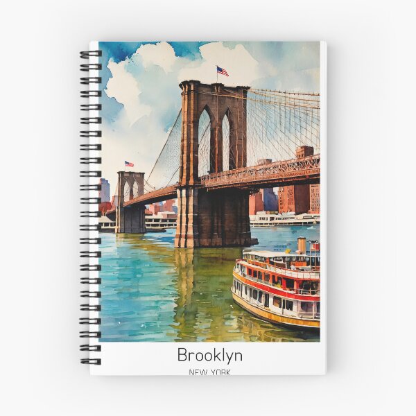 Item preview, Brooklyn vintage poster designed and sold by paulrommer.