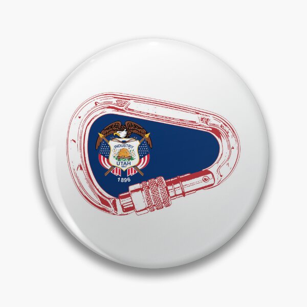 Item preview, Utah Flag Climbing Carabiner designed and sold by Esskay Designs.