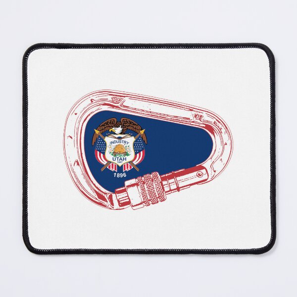 Item preview, Utah Flag Climbing Carabiner designed and sold by Esskay Designs.