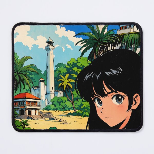 Item preview, Zanzibar City Tanzania Retro Anime Girl 80s Vintage Travel designed and sold by Retro-Anime9.