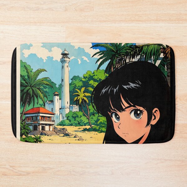 Item preview, Zanzibar City Tanzania Retro Anime Girl 80s Vintage Travel designed and sold by Retro-Anime9.