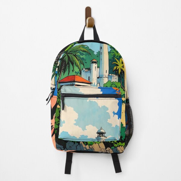 Item preview, Zanzibar City Tanzania Retro Anime Girl 80s Vintage Travel designed and sold by Retro-Anime9.
