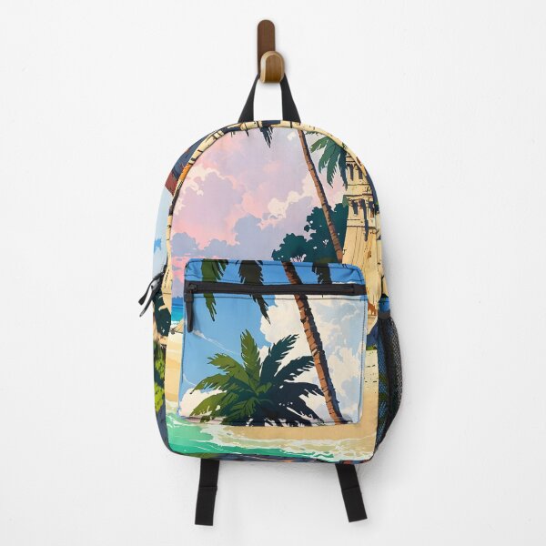 Item preview, Zanzibar Tanzania Retro Anime Girl 80s Vintage Travel designed and sold by Retro-Anime9.