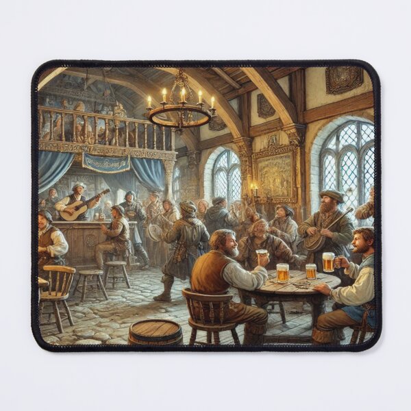 Item preview, Pixel Art Tavern Scene Reloaded Premium Trendy Best Gift designed and sold by Imaginarium of Chaos falcon88 .