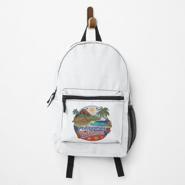 Item preview, Philippines Welcomes Flag Map Manila, Cebu, Palawan,  designed and sold by AnimalsDH305.